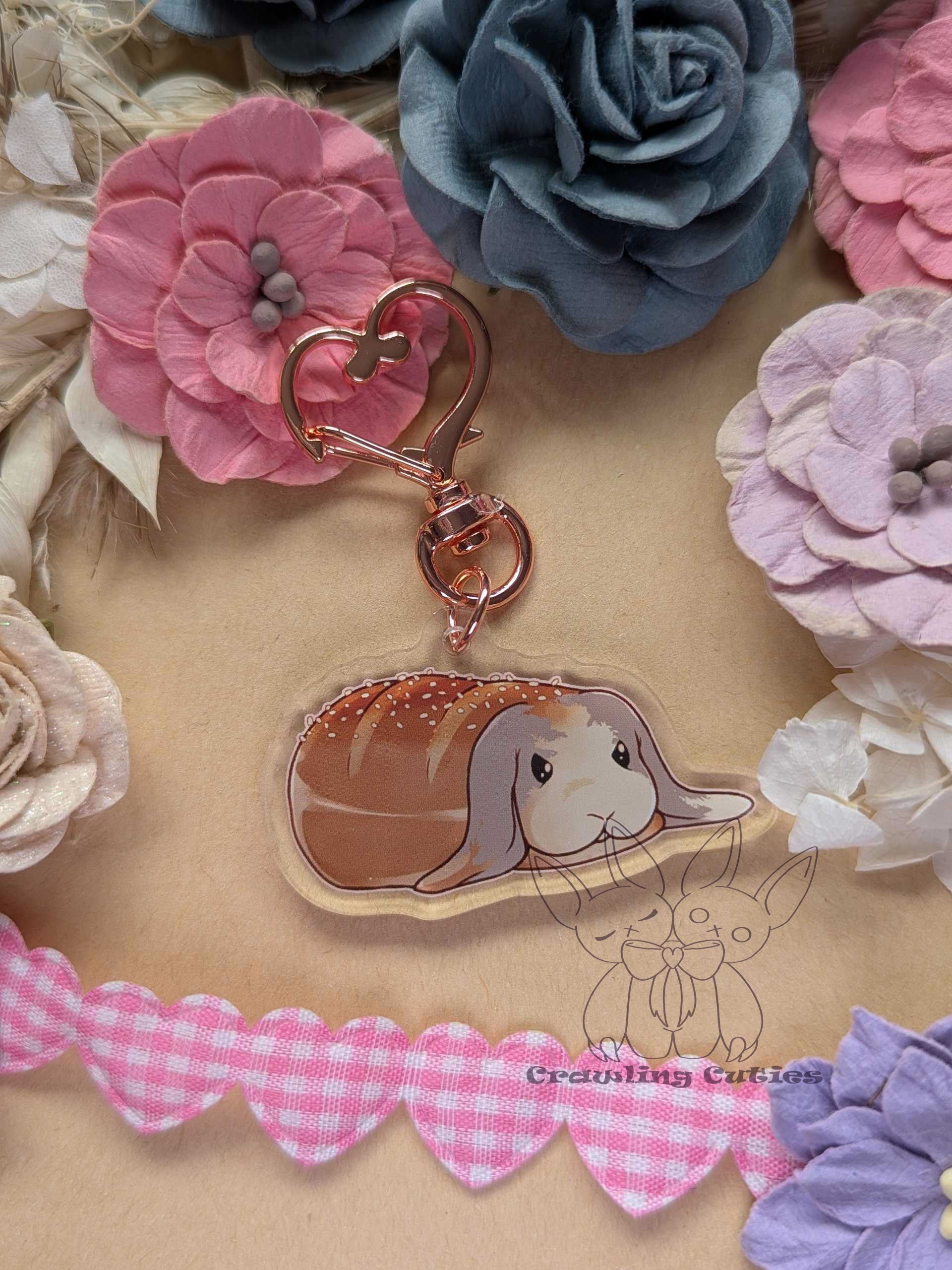Bunny Loaf Keychain SMALL!