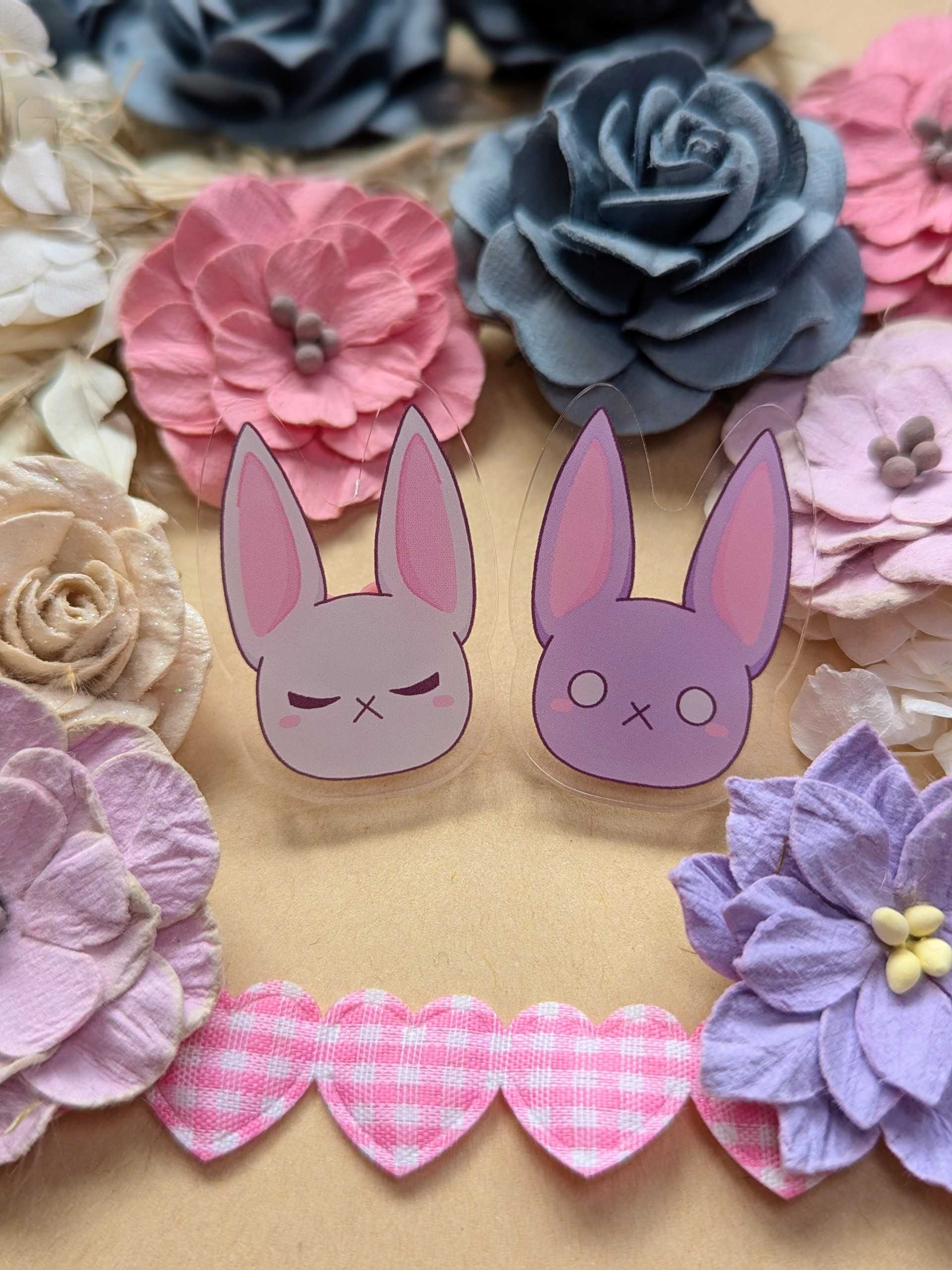 Both Mascot Head Pins LARGE!