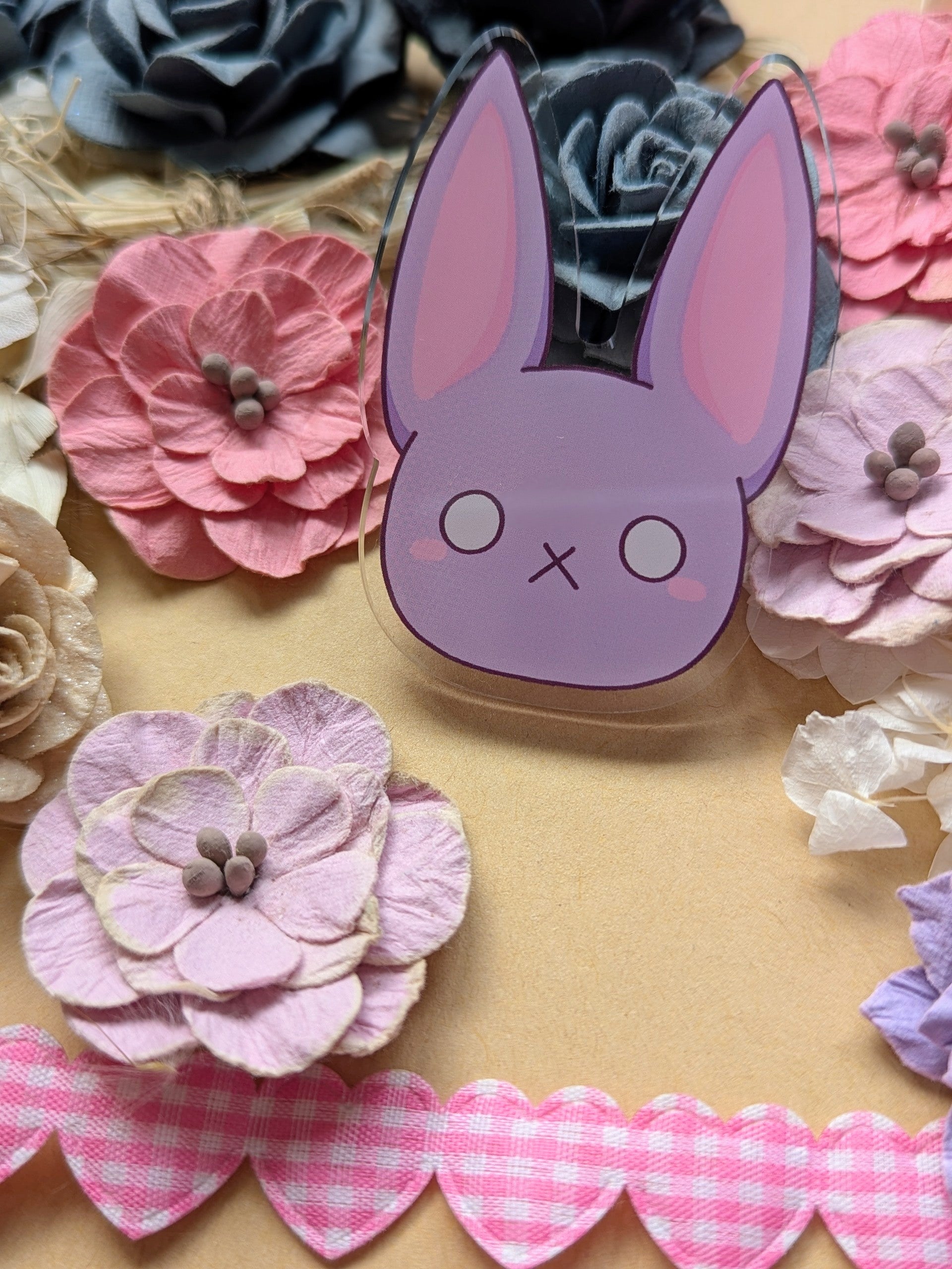 Purple Mascot Head Pin LARGE!