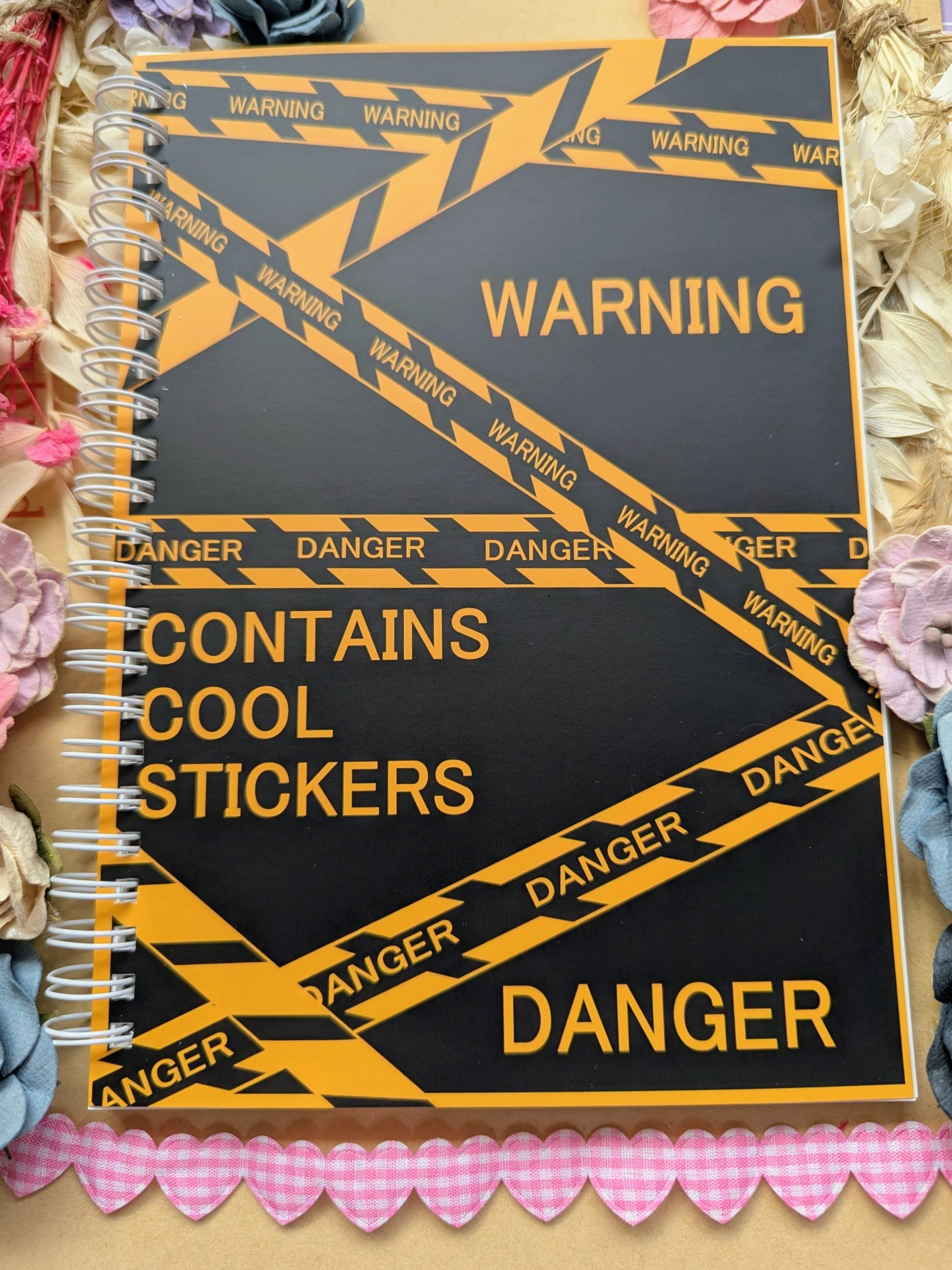DANGER! Reusable Sticker Collecting Book