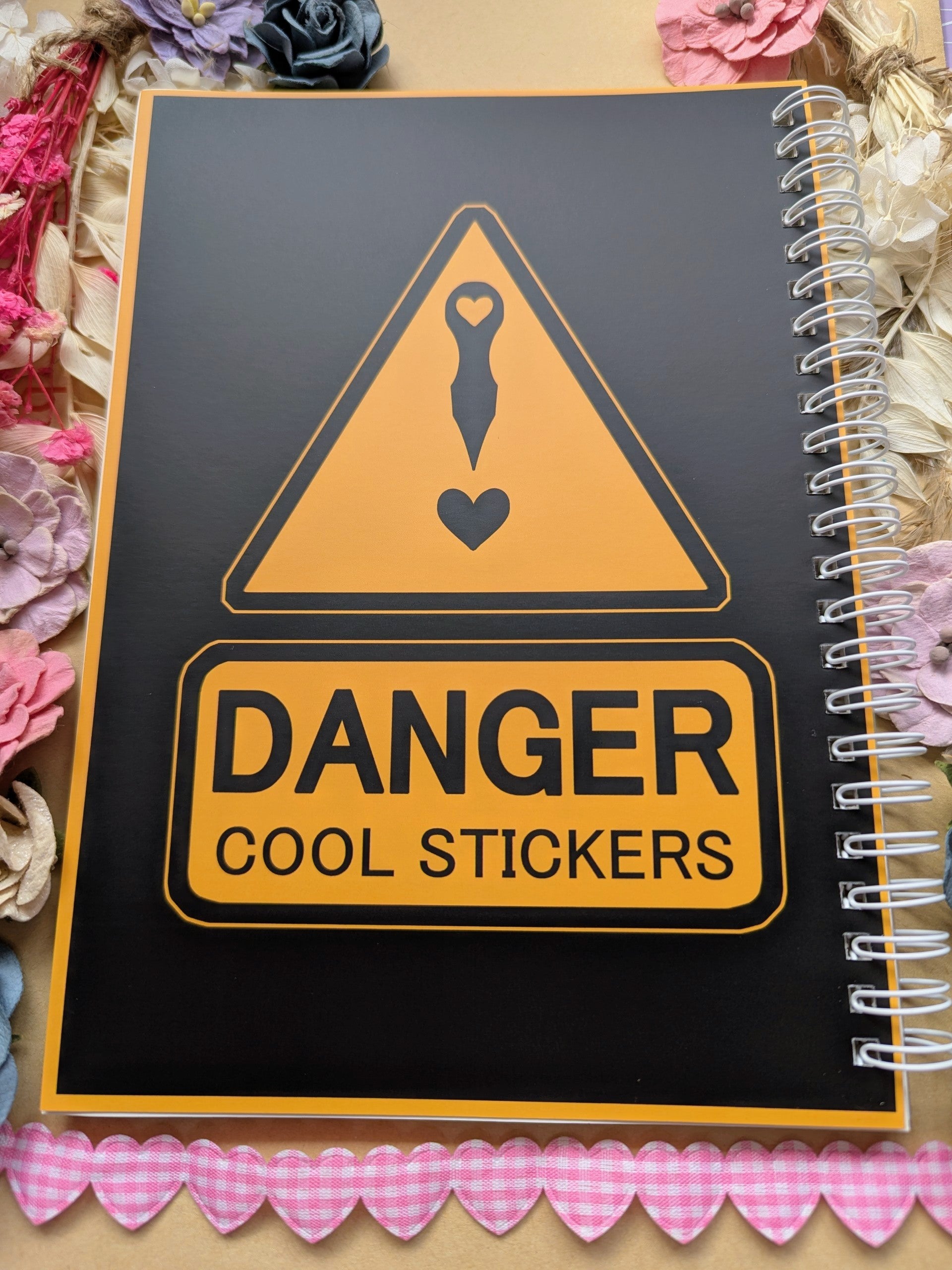 DANGER! Reusable Sticker Collecting Book