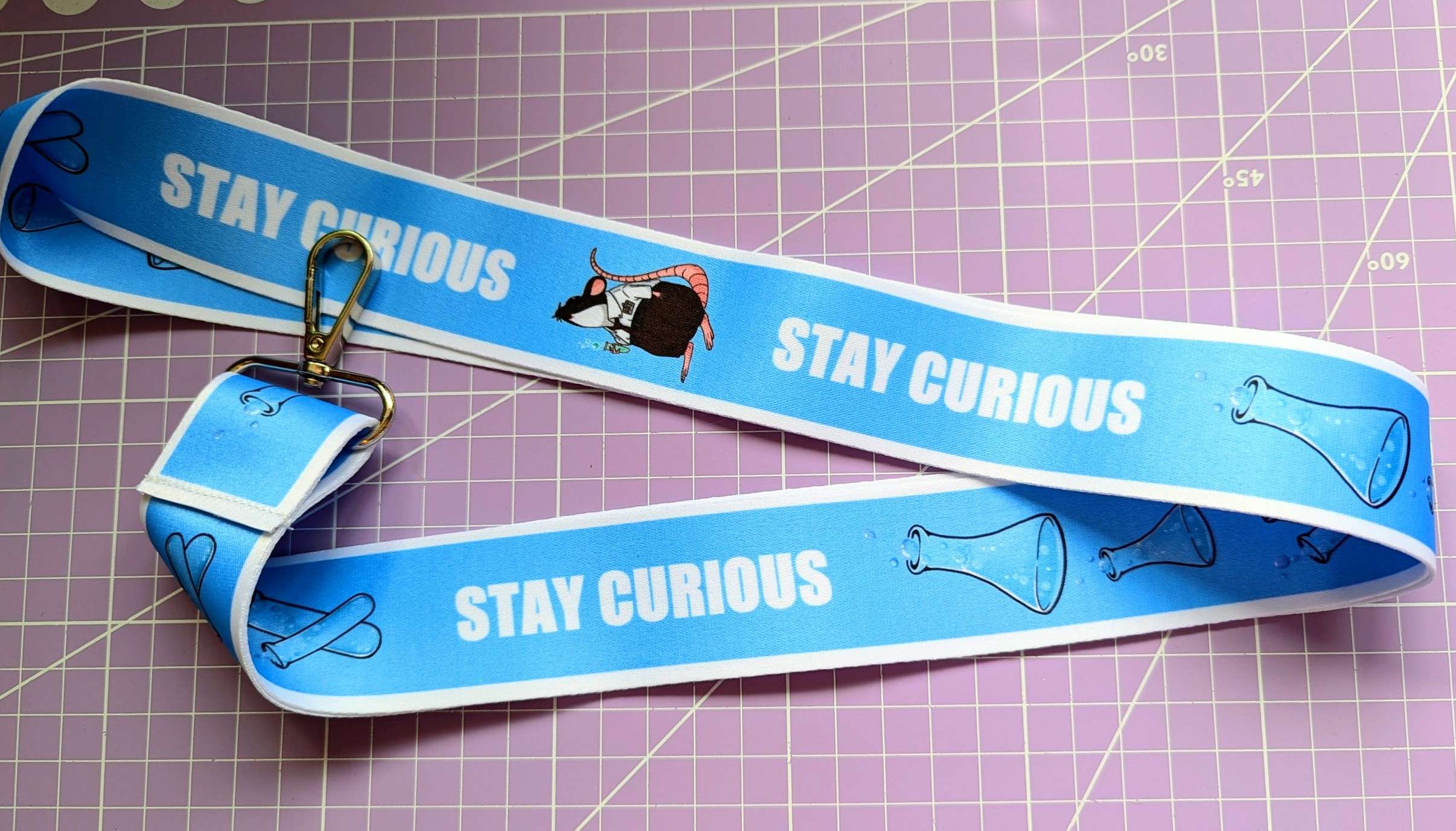 Stay Curious! MEGA Lanyard