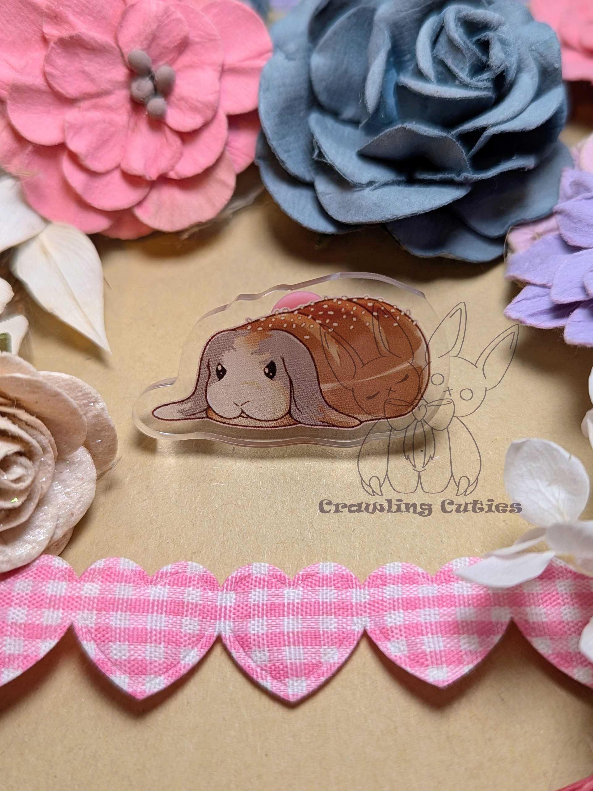 Bunny Loaf Pin SMALL!