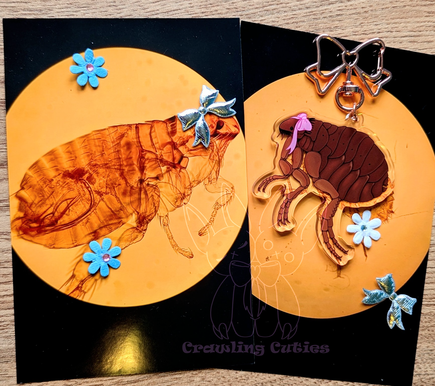 Adorable Flea Keychain