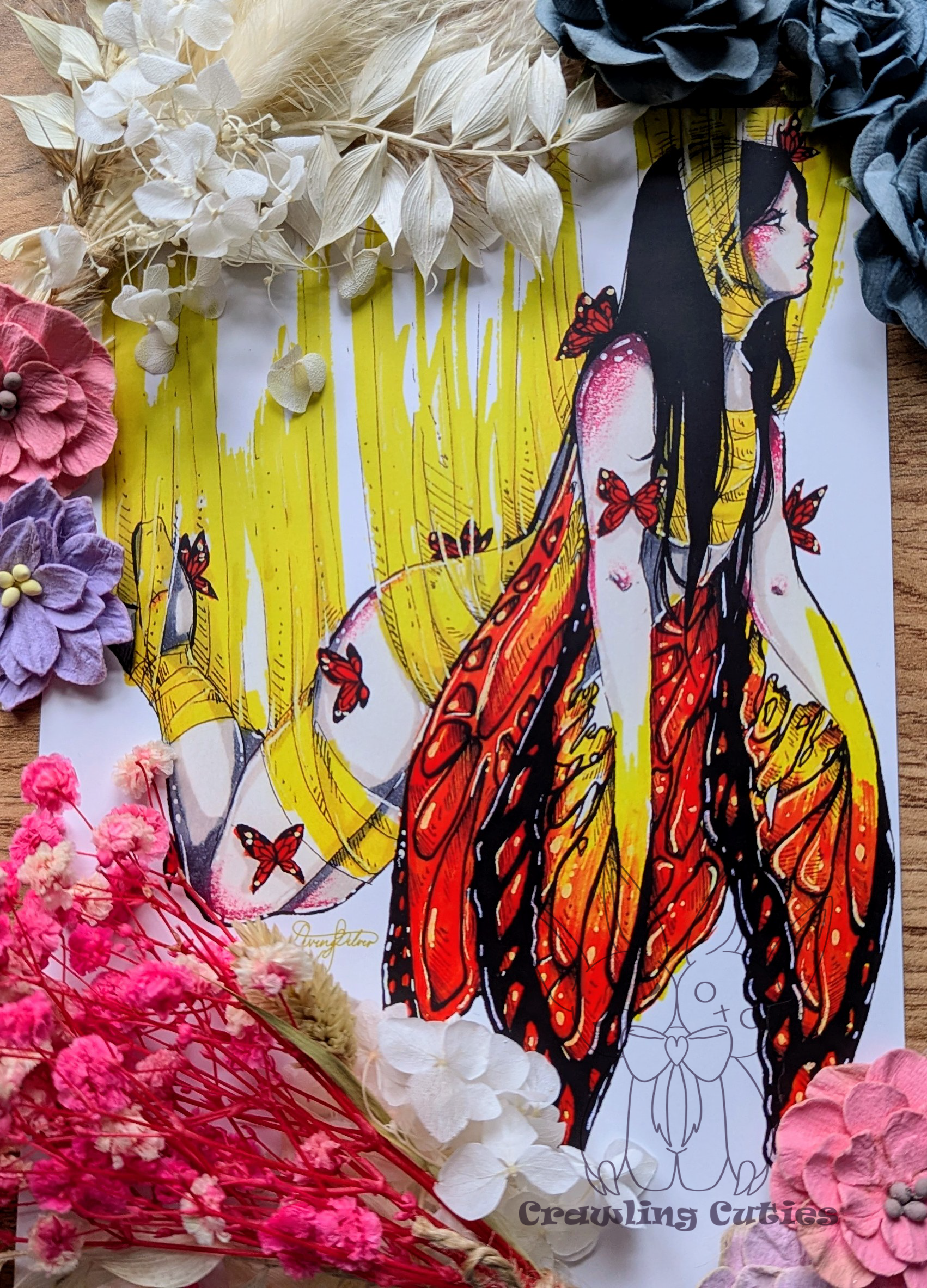 Flightless - A5 print