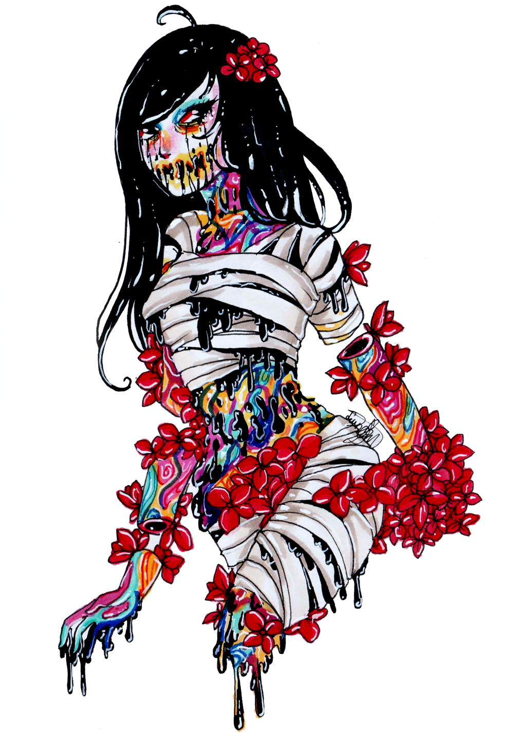 Oil spill - A5 print