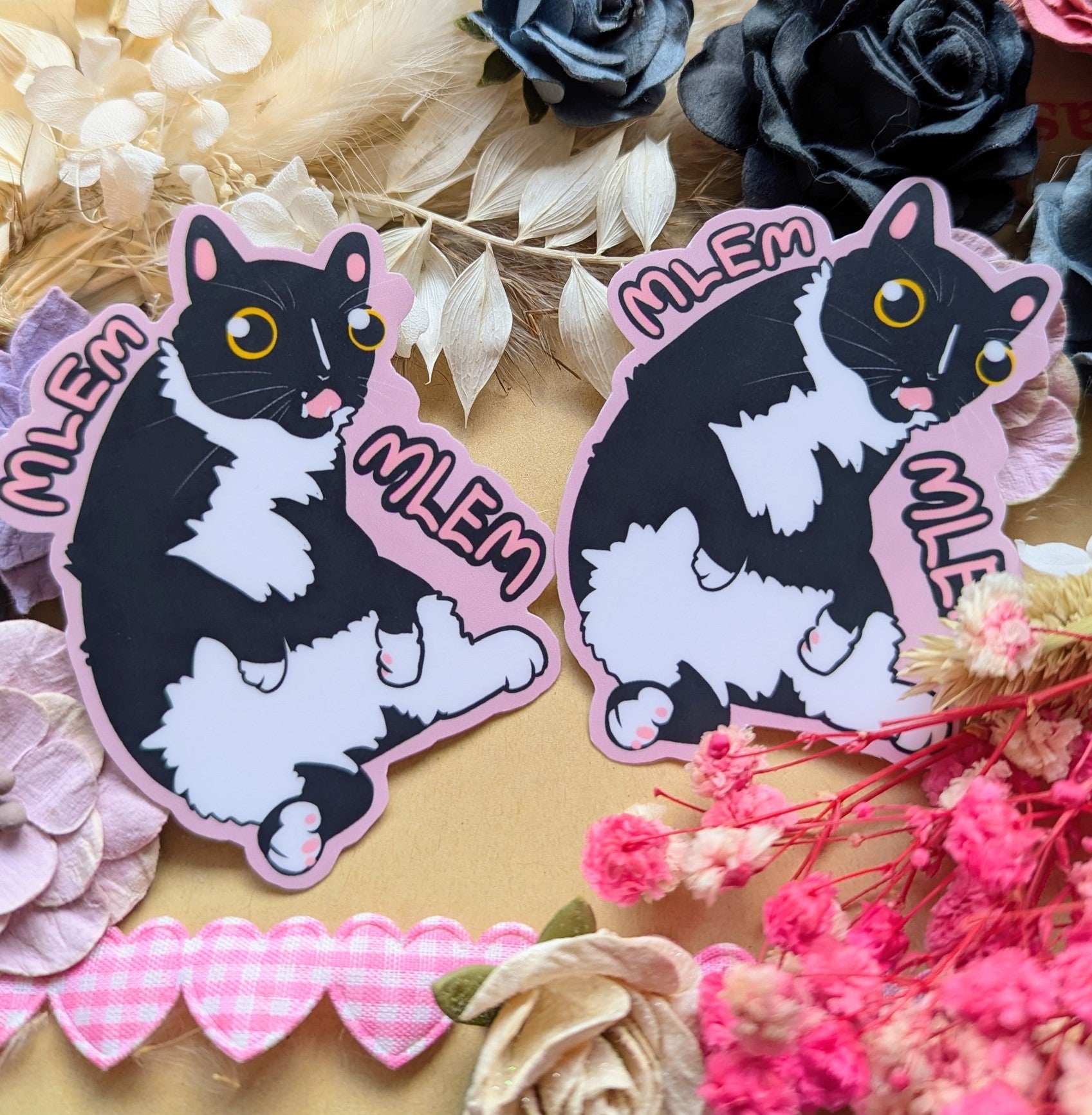 MLEM Cat Vinyl Sticker