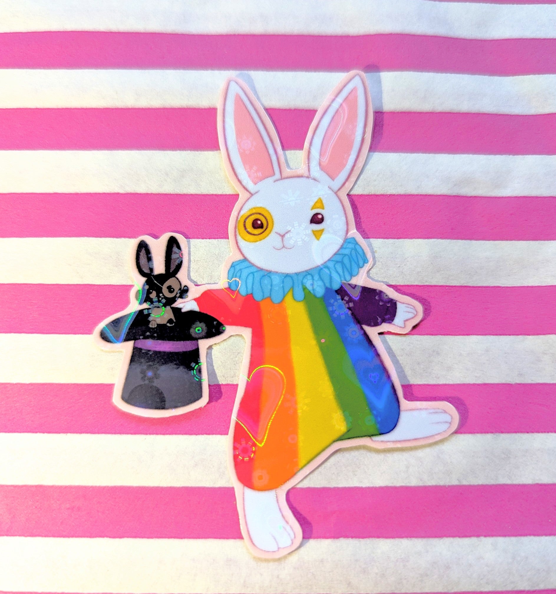 Pride! Clown Collection Vinyl Stickers HOLO