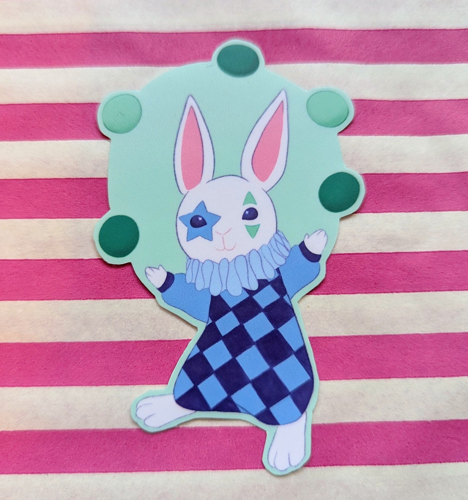 Pride! Gay Clown Vinyl Sticker