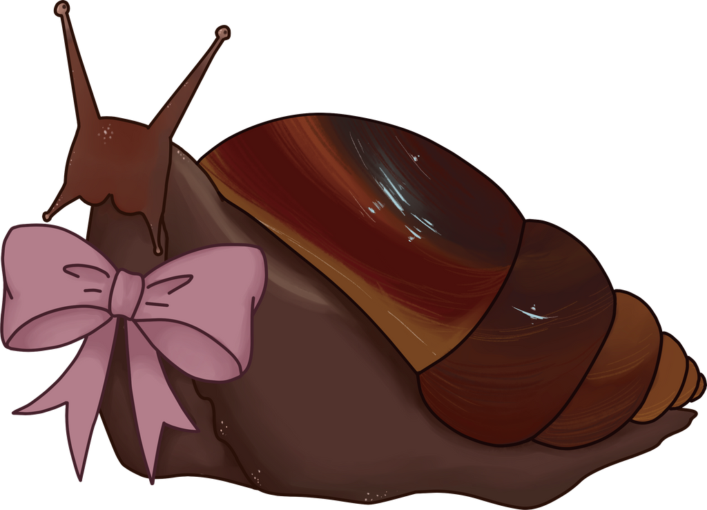 Giant African Land Snail Vinyl Sticker
